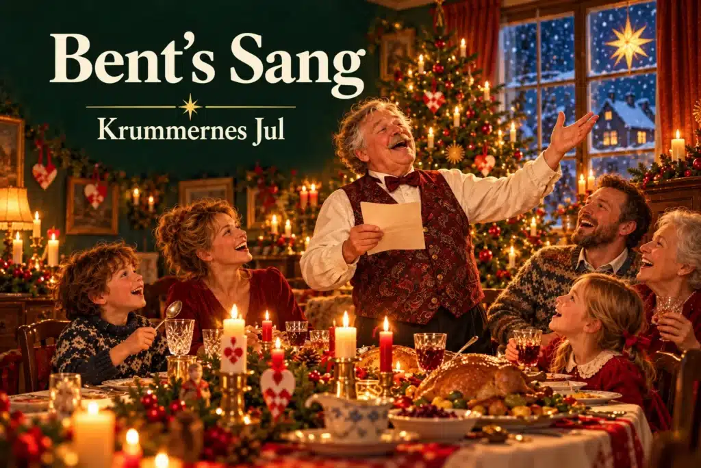 Bent’s Sang – glad familiefar synger ved et festligt julebord i Krummernes Jul