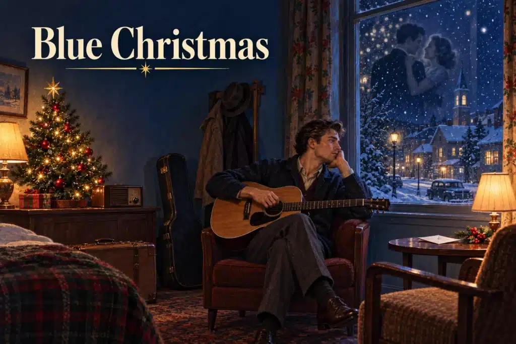 Blue Christmas – ensom musiker mindes sin elskede under blå julesne