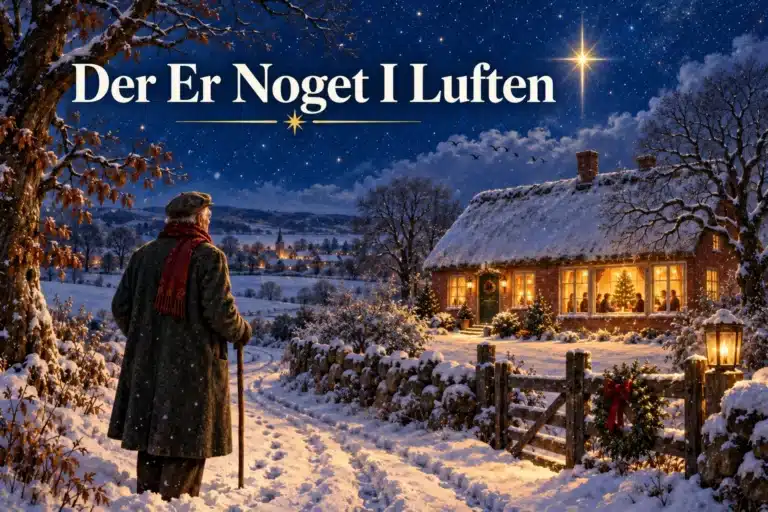 Der Er Noget I Luften – nostalgisk juleaften ved varmt oplyst barndomshjem
