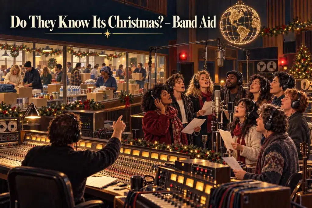 Do They Know Its Christmas? – Band Aid-støttesang indspilles til international nødhjælp