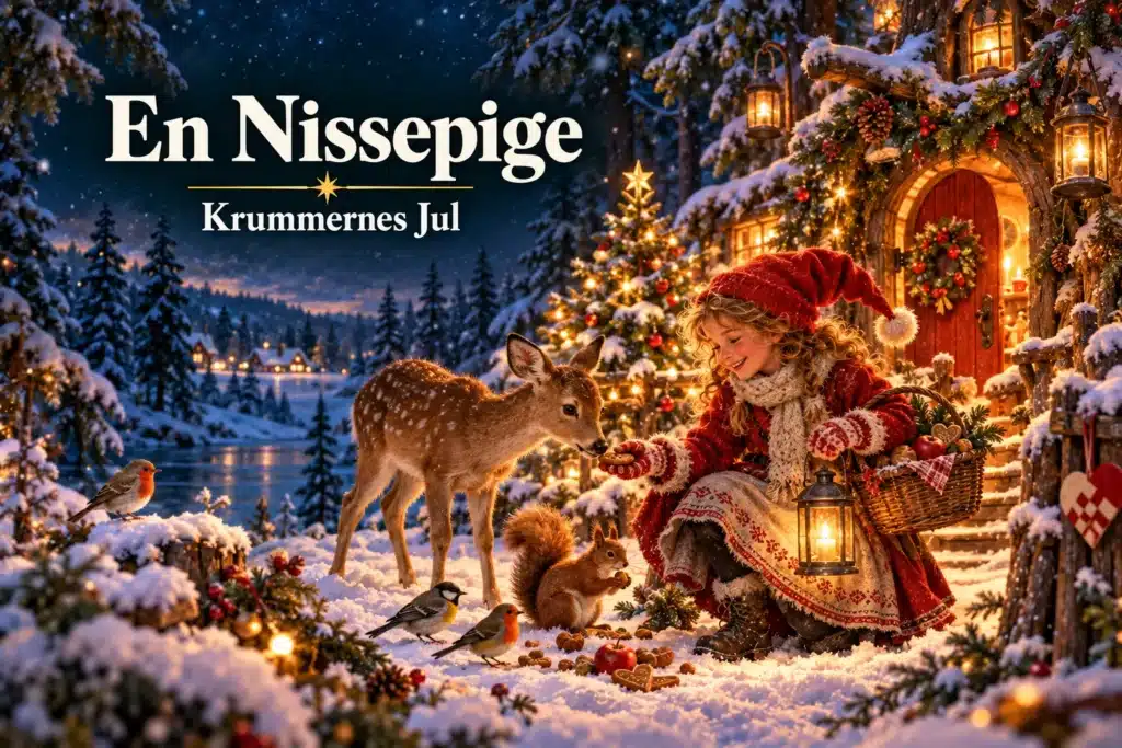 Gavesangen – to unge kvinder pakker julegaver i et hyggeligt juleværksted