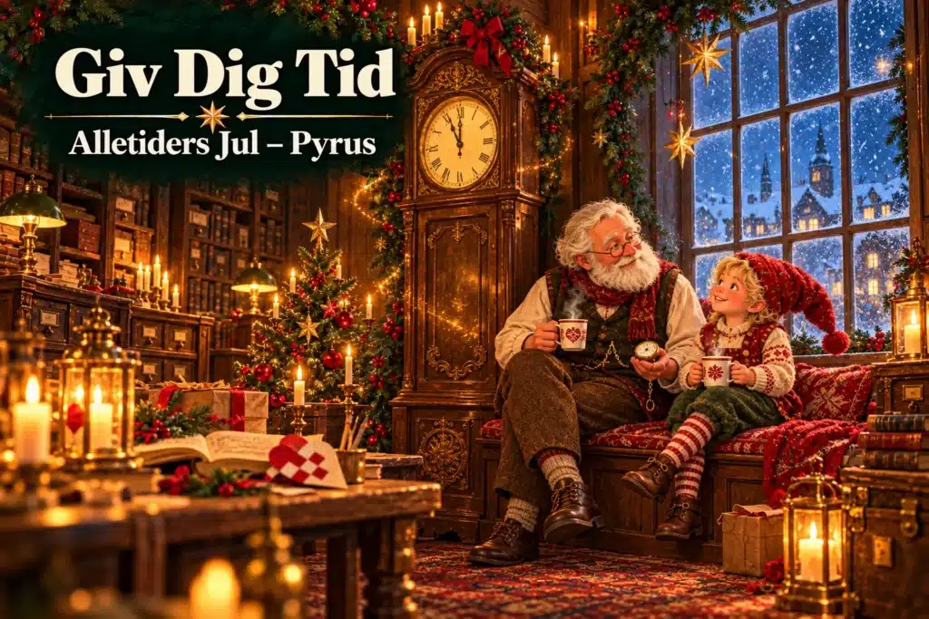 Giv Dig Tid – arkivar og nisse nyder julefred ved det gamle ur