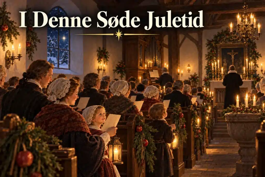I Denne Søde Juletid – familier synger julesalmer i historisk kirke ved levende lys