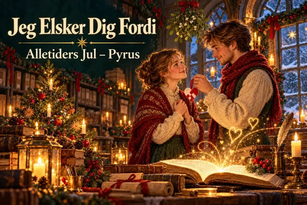 Jeg Elsker Dig Fordi – forelsket par deler et julehjerte i arkivet