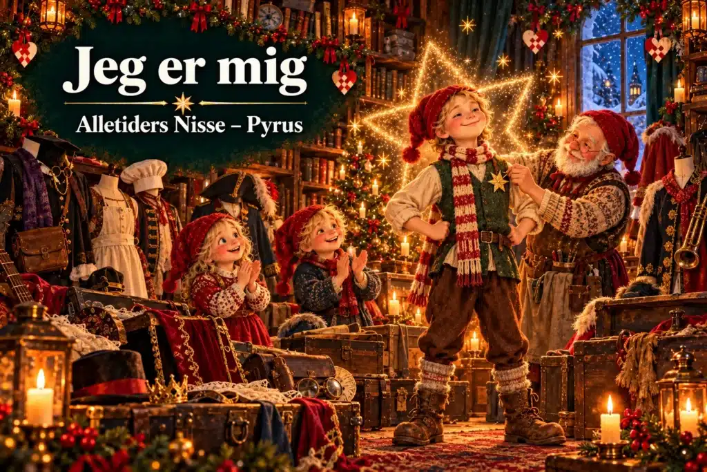 Jeg er mig – stolt nisse vælger sin egen stil i kostumearkivet