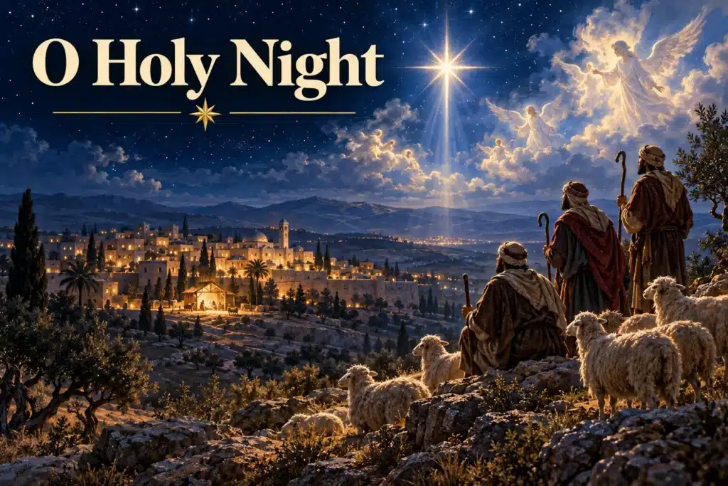 O Holy Night – hyrder ser Betlehemsstjernen lyse over den hellige julenat