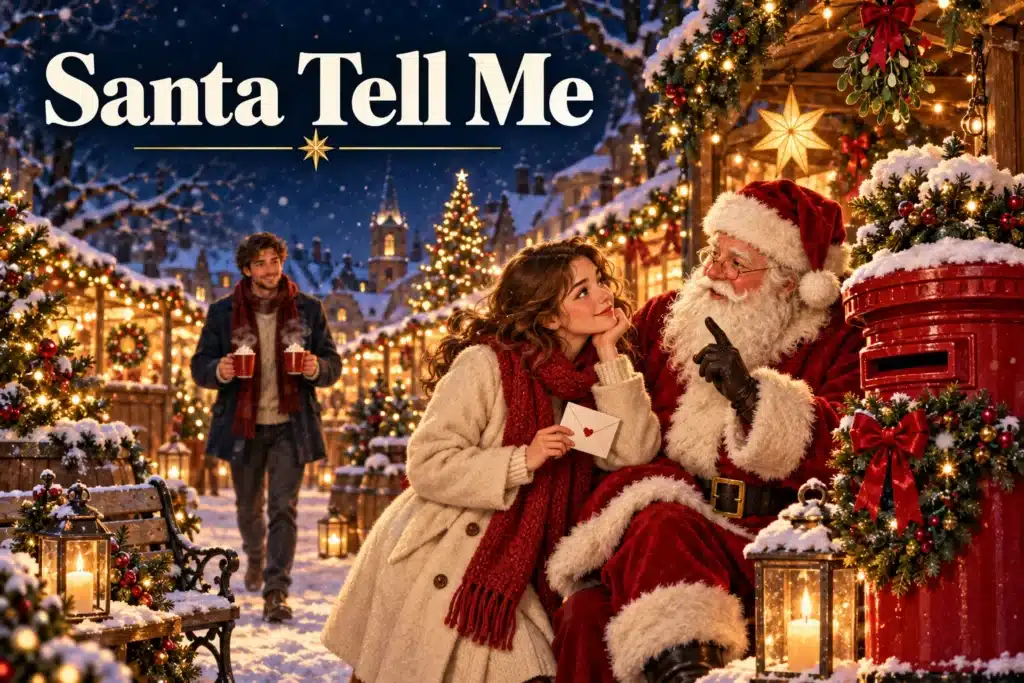 Santa Tell Me – ung kvinde spørger julemanden om kærlighed ved juletid