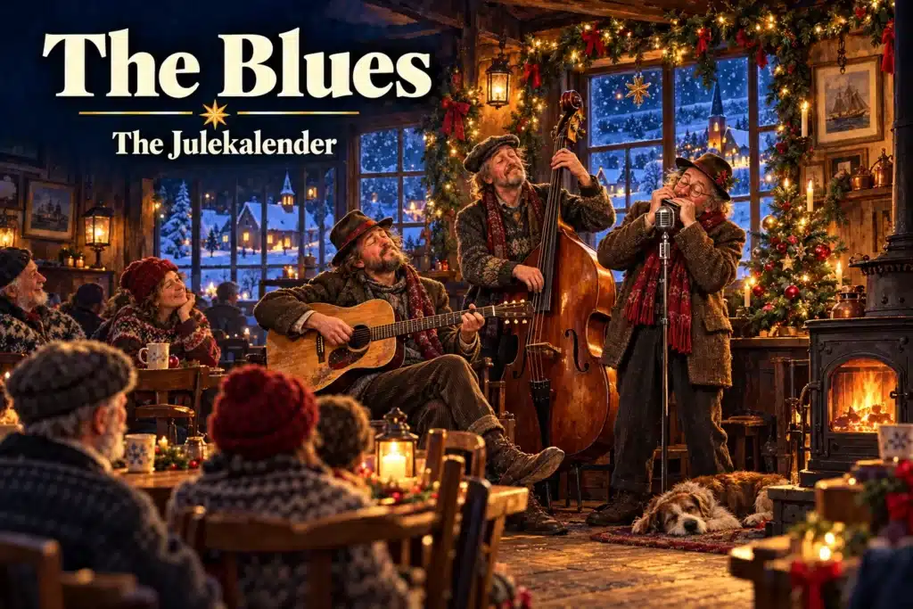 The Blues – tre musikere spiller juleblues i en hyggelig vinterkro