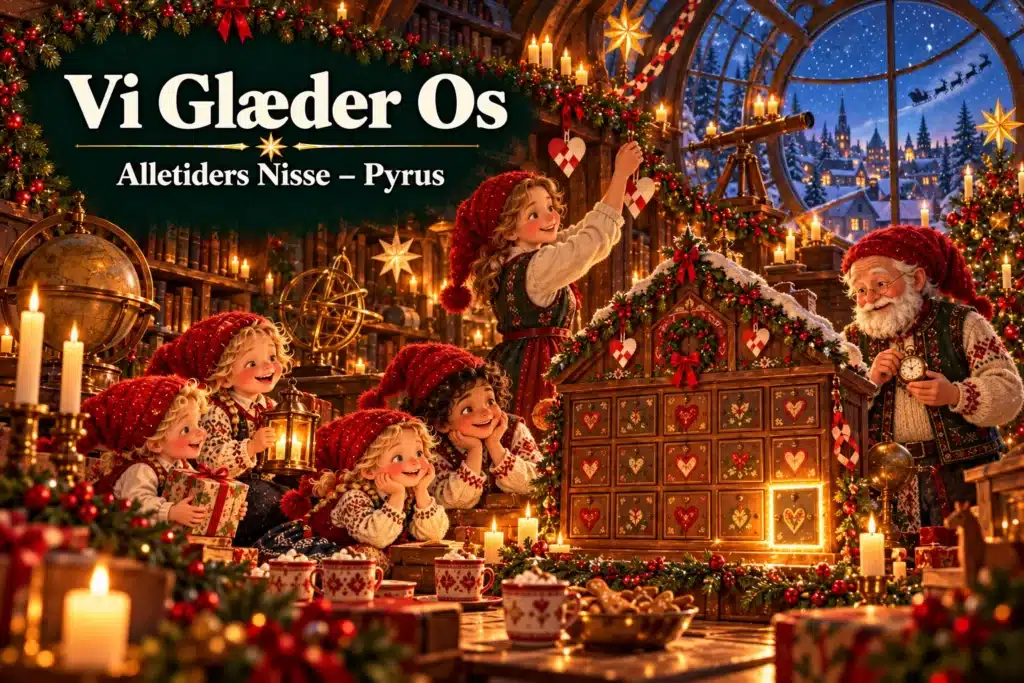 Vi Glæder Os – nisser venter spændt ved en magisk julekalender